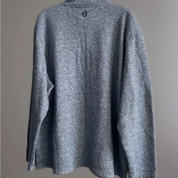 Magellan Outdoors Sweater Men Size XXL Gray Pullover 1/4 Zip Moisture Wicking - Picture 4 of 9